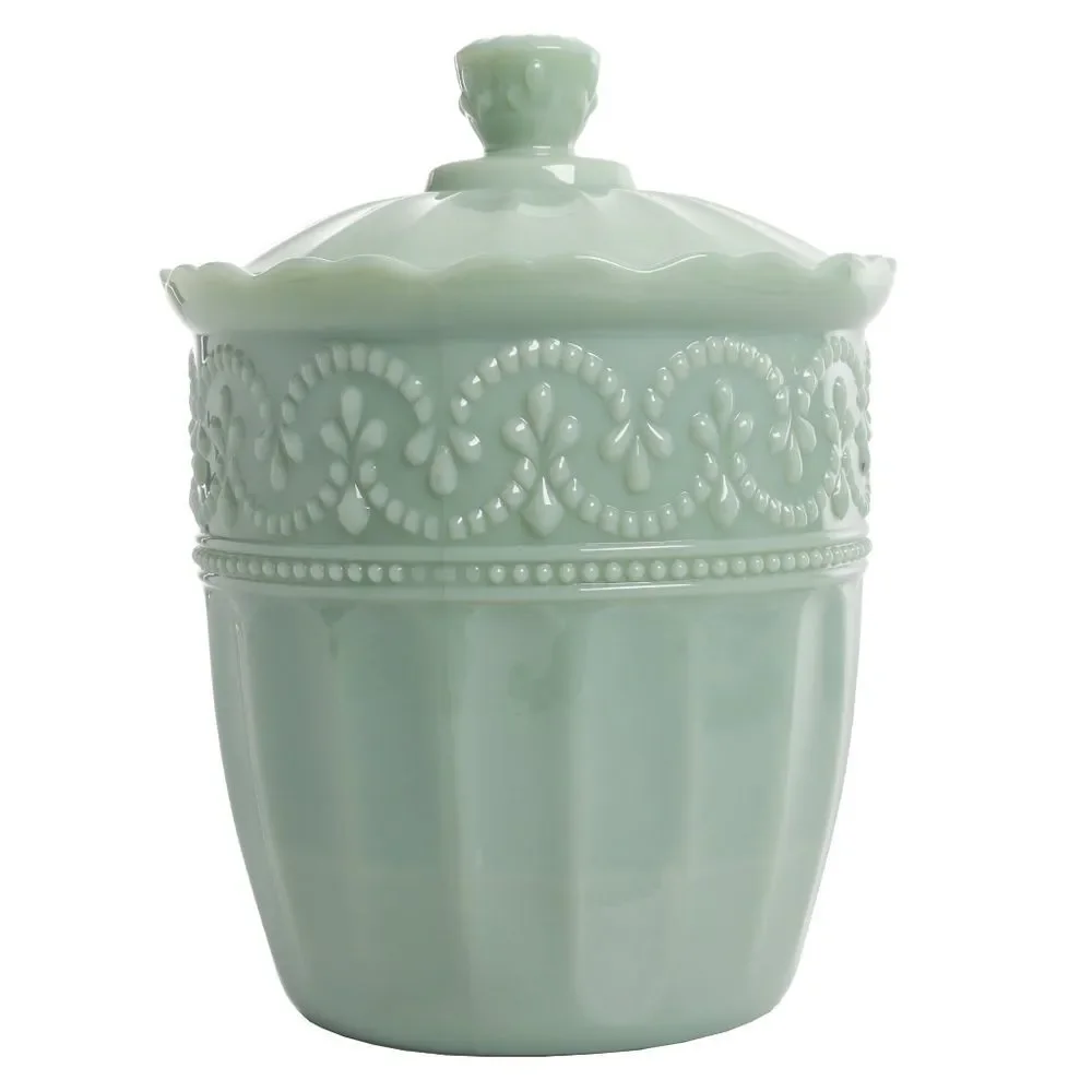Cookie Jar 🌺 New Pioneer Woman Timeless Beauty 9.8-Inch Cookie Jar - Picture 4 of 10